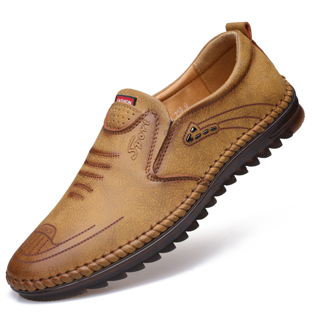 Ahlsentop Neue atmungsaktive Freizeit-Lederschuhe für Herren