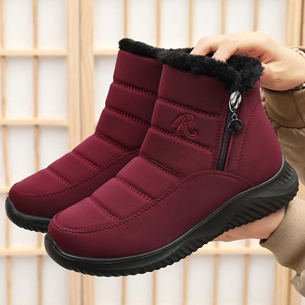 Metallwolke Winter-Fleece-High-Top-warme Baumwollstiefel