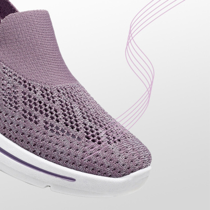 Ahlsentop Atmungsaktive Slip-on-Freizeitschuhe für Damen