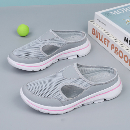 Ahlsentop Sommer neue lässige Mesh-Half-Drag-Sandalen