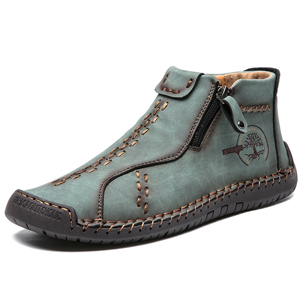 Ahlsentop Mid-Top-Loafer mit Nahtreißverschluss