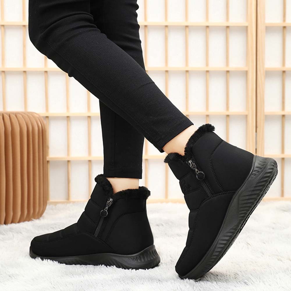 Metallwolke Winter-Fleece-High-Top-warme Baumwollstiefel