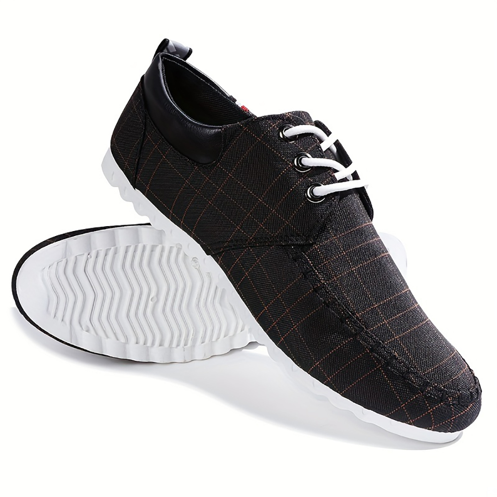 AHLSENTOP™ Herbst neue Herren lässige atmungsaktive flache Segeltuchschuhe