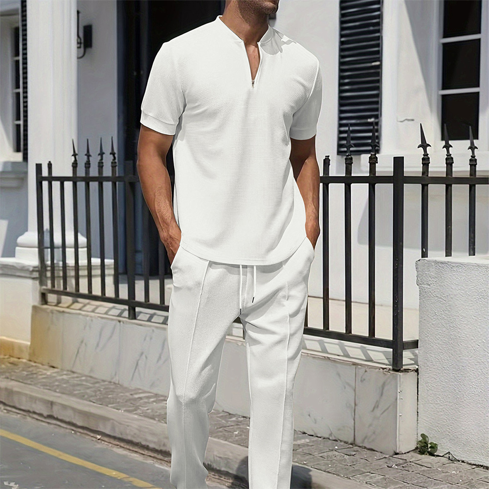 AHLSENTOP™ Neues zweiteiliges Set aus Kurzarm und Hose für Herren
