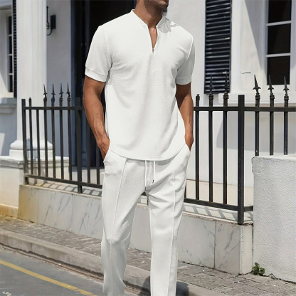 AHLSENTOP™ Neues zweiteiliges Set aus Kurzarm und Hose für Herren