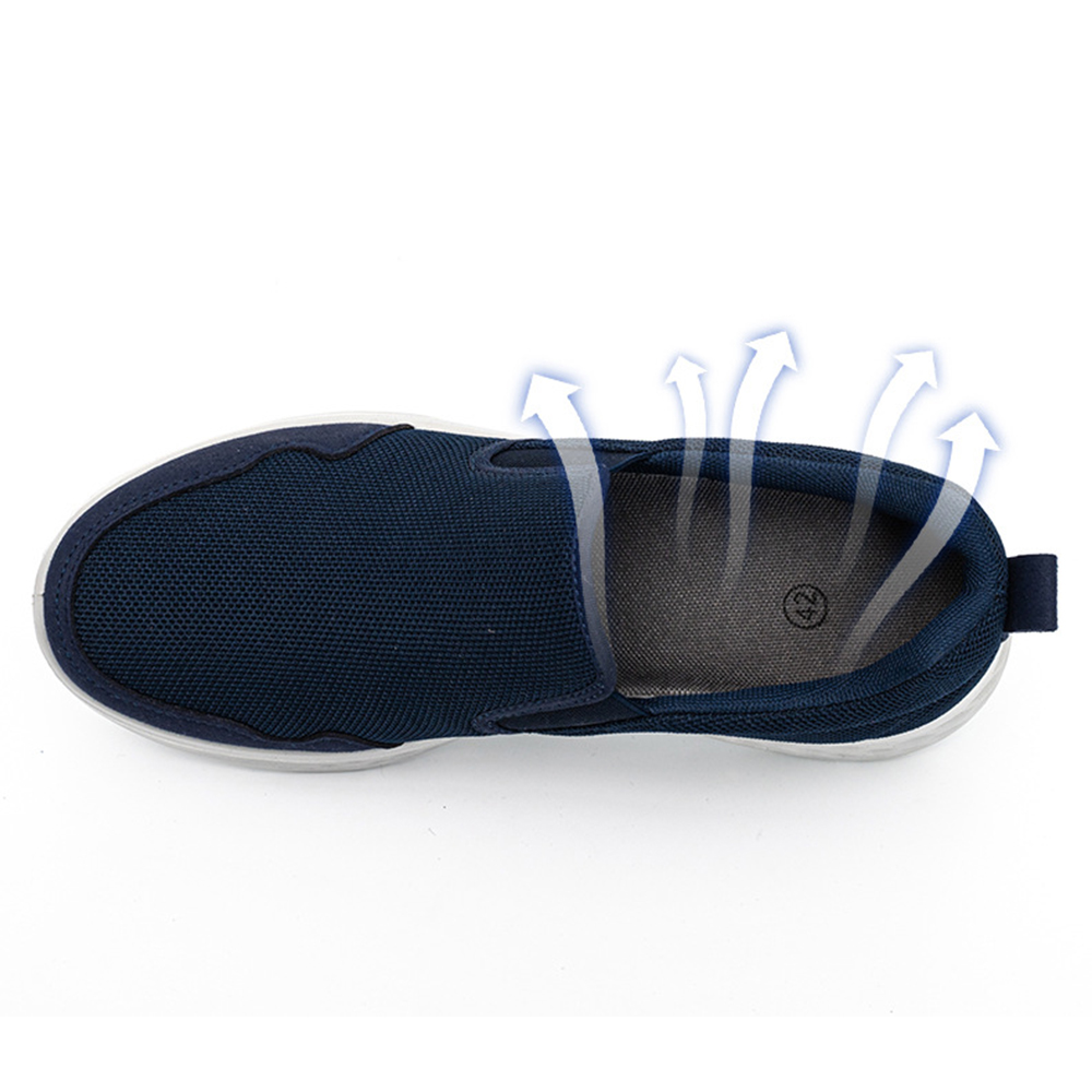 Ahlsentop Atmungsaktive Slip-on-Freizeitsneaker für Herren