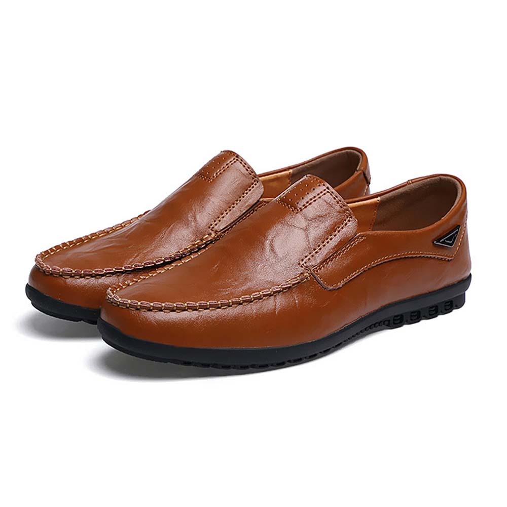 AHLSENTOP Lässige Slip-On-Lederschuhe für Herren im Frühling und Sommer