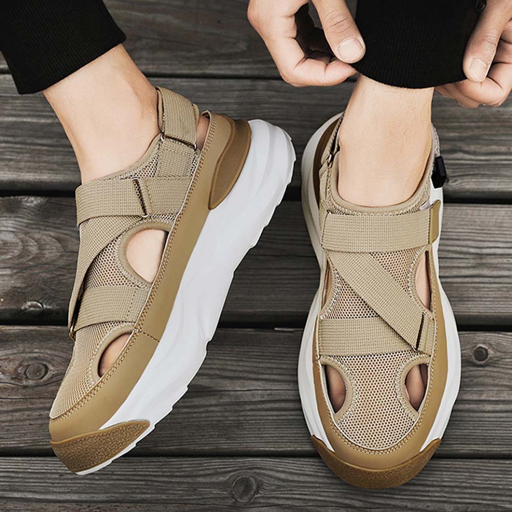 Ahlsentop Atmungsaktive Sportsandalen aus Mesh für Herren