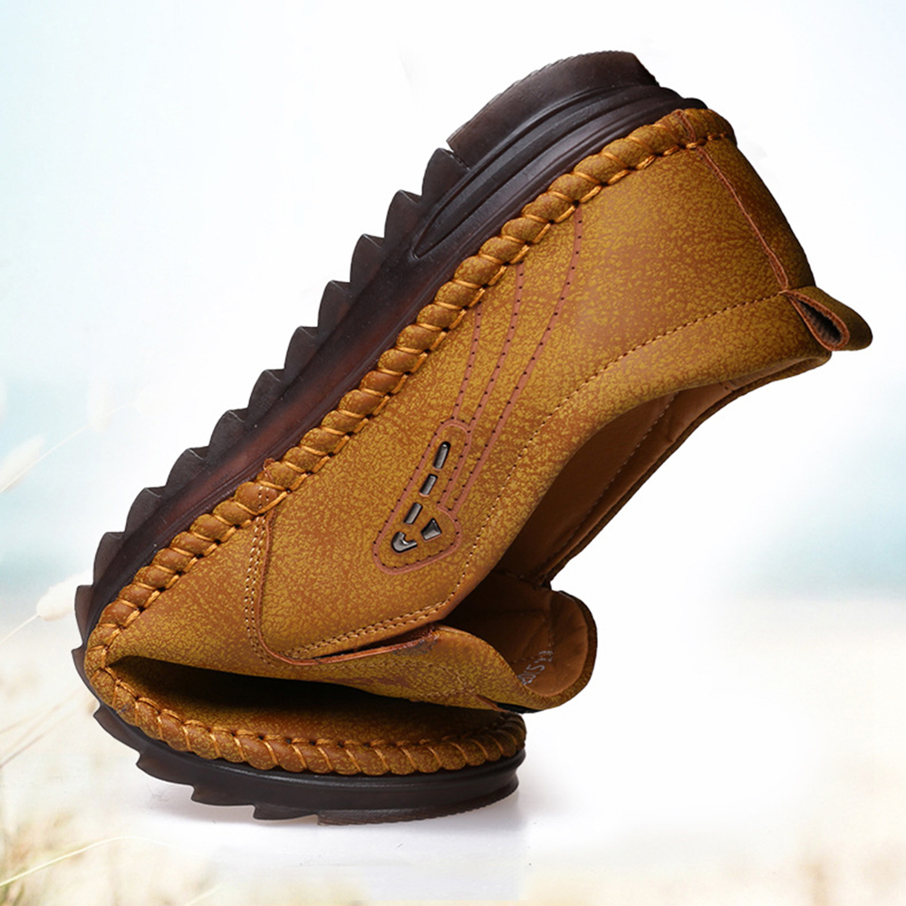 Ahlsentop Neue atmungsaktive Freizeit-Lederschuhe für Herren