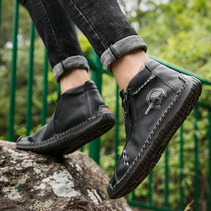 Ahlsentop Mid-Top-Loafer mit Nahtreißverschluss