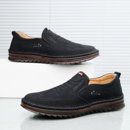 Ahlsentop Neue atmungsaktive Freizeit-Lederschuhe für Herren