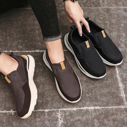 AHLSENTOP Bequeme lässige Herren-Loafer mit dicken Sohlen