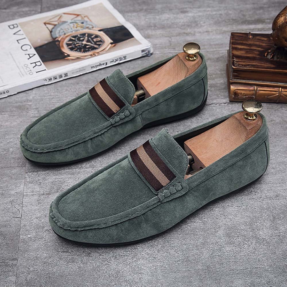 Ahlsentop Hochwertige Frühlings-Loafer aus Wildleder für Herren