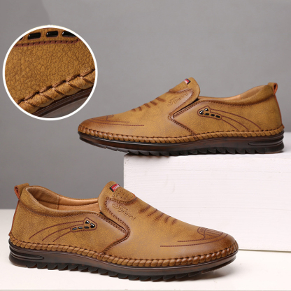 Ahlsentop Neue atmungsaktive Freizeit-Lederschuhe für Herren
