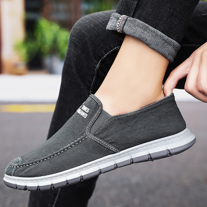 Ahlsentop 2024 Neue lässige, atmungsaktive Slip-On-Leinwandschuhe für Herren