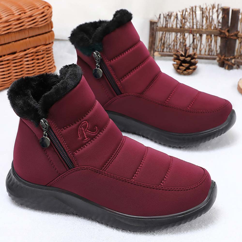Metallwolke Winter-Fleece-High-Top-warme Baumwollstiefel