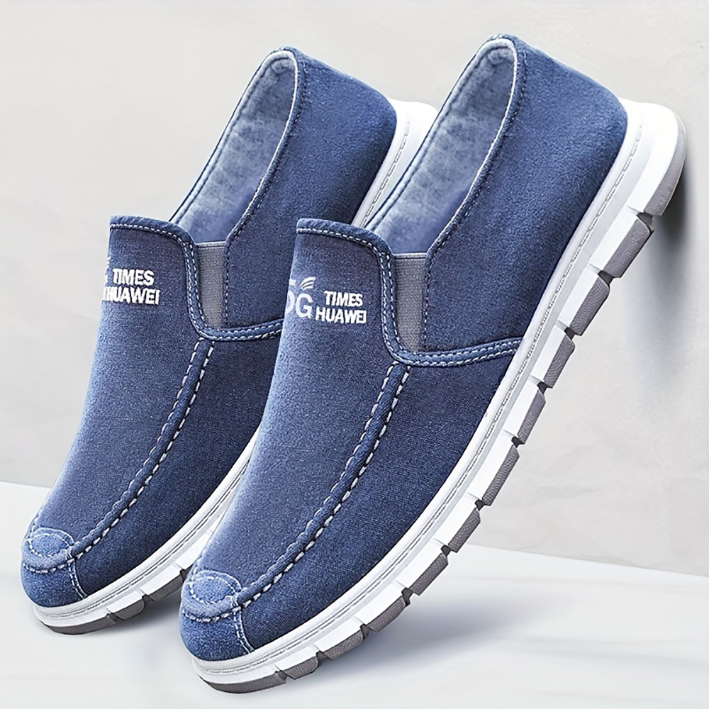 Ahlsentop 2024 Neue lässige, atmungsaktive Slip-On-Leinwandschuhe für Herren