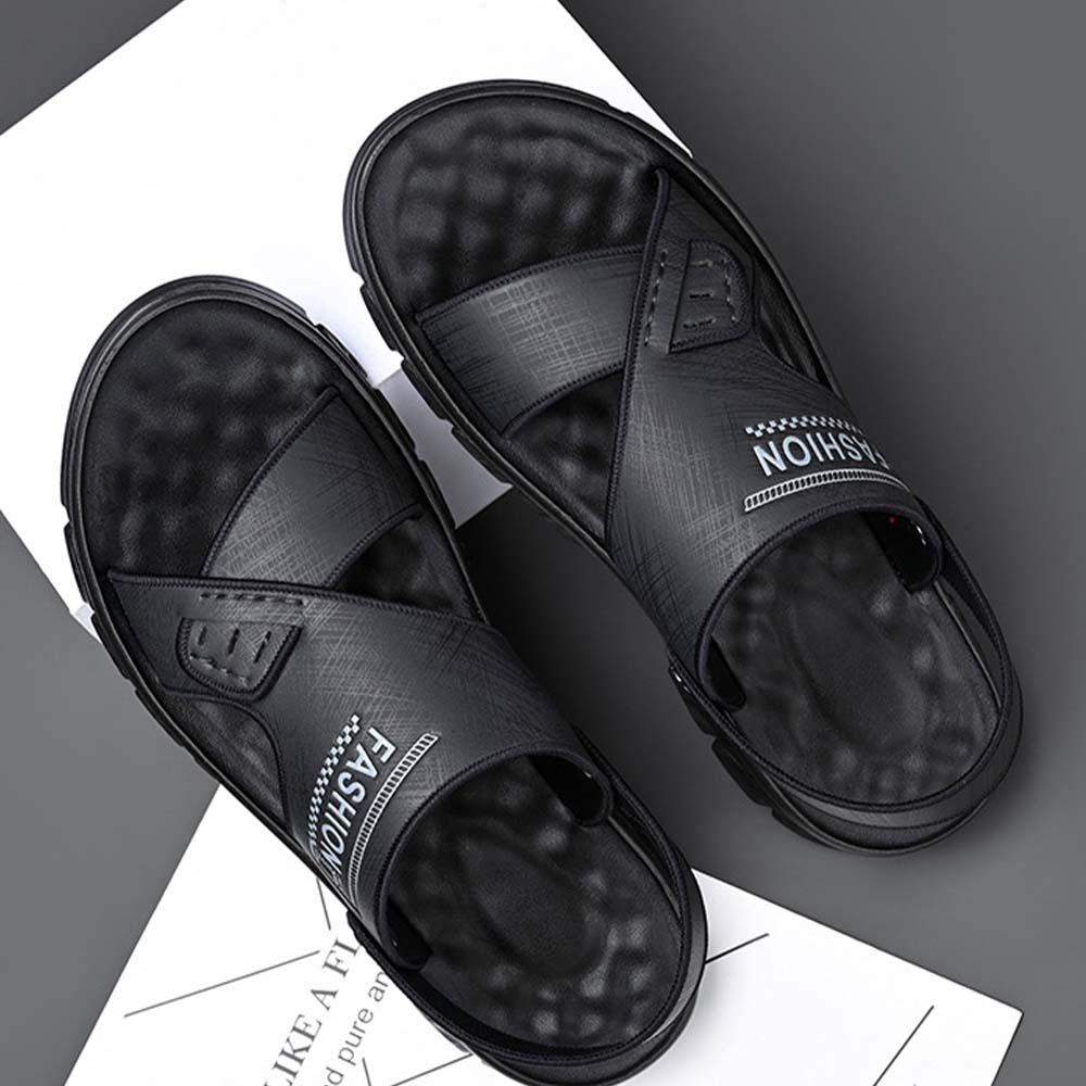 Ahlsentop Neue rutschfeste und atmungsaktive Strandsandalen für Herren