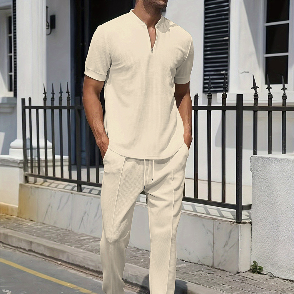 AHLSENTOP™ Neues zweiteiliges Set aus Kurzarm und Hose für Herren
