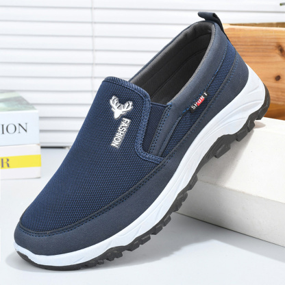 Ahlsentop 2024 Sommer neue bequeme atmungsaktive Mesh-Freizeitschuhe für Herren