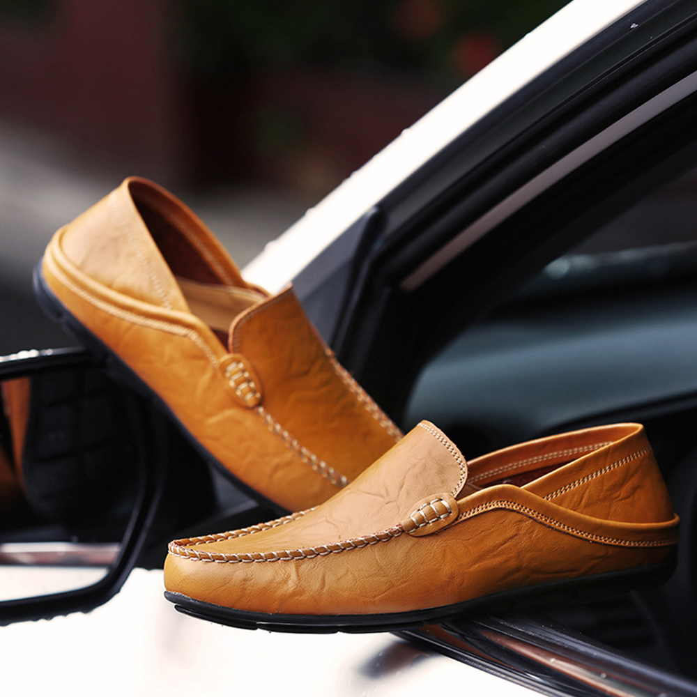 Ahlsentop Trendige, lässige Schuhe aus weichem Leder