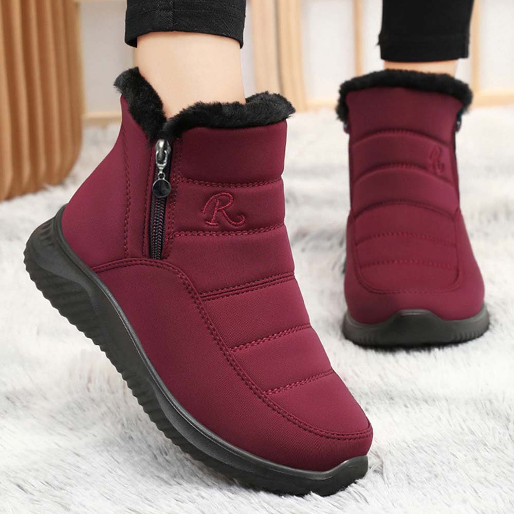 Metallwolke Winter-Fleece-High-Top-warme Baumwollstiefel