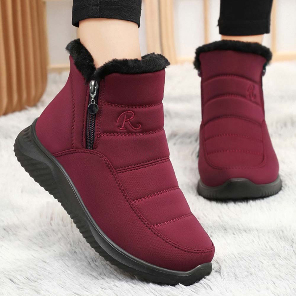 Metallwolke Winter-Fleece-High-Top-warme Baumwollstiefel
