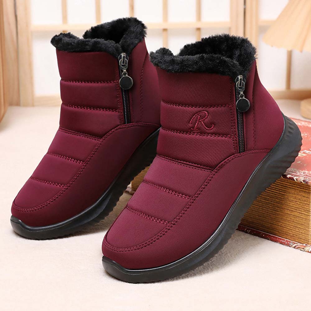 Metallwolke Winter-Fleece-High-Top-warme Baumwollstiefel