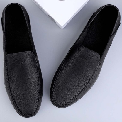 Ahlsentop Neue Slip-On-Freizeitschuhe aus Leder für Herren