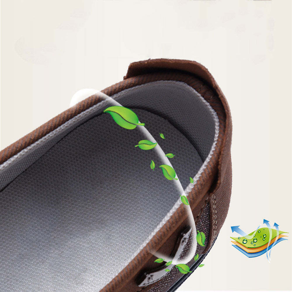 AHLSENTOP™ Leichte und bequeme Sommer-Leinenschuhe für Herren