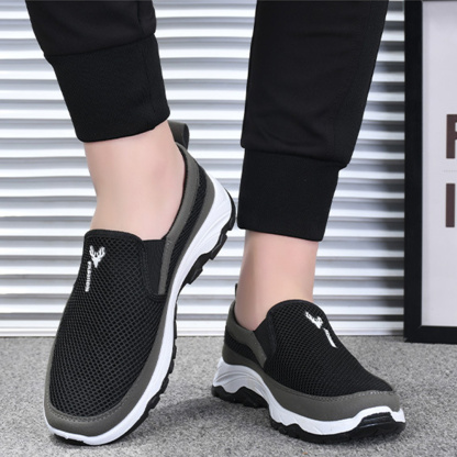 Ahlsentop 2024 Sommer neue bequeme atmungsaktive Mesh-Freizeitschuhe für Herren