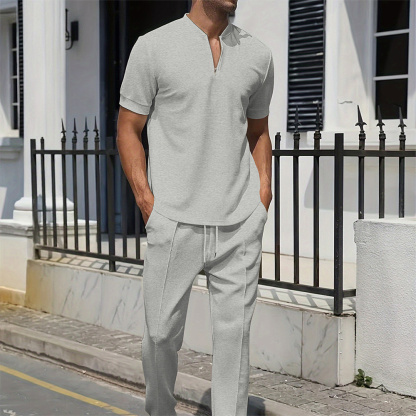 AHLSENTOP™ Neues zweiteiliges Set aus Kurzarm und Hose für Herren