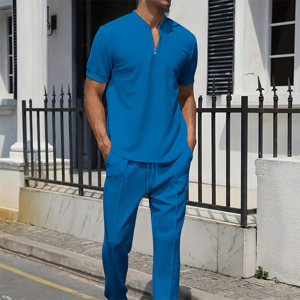 AHLSENTOP™ Neues zweiteiliges Set aus Kurzarm und Hose für Herren