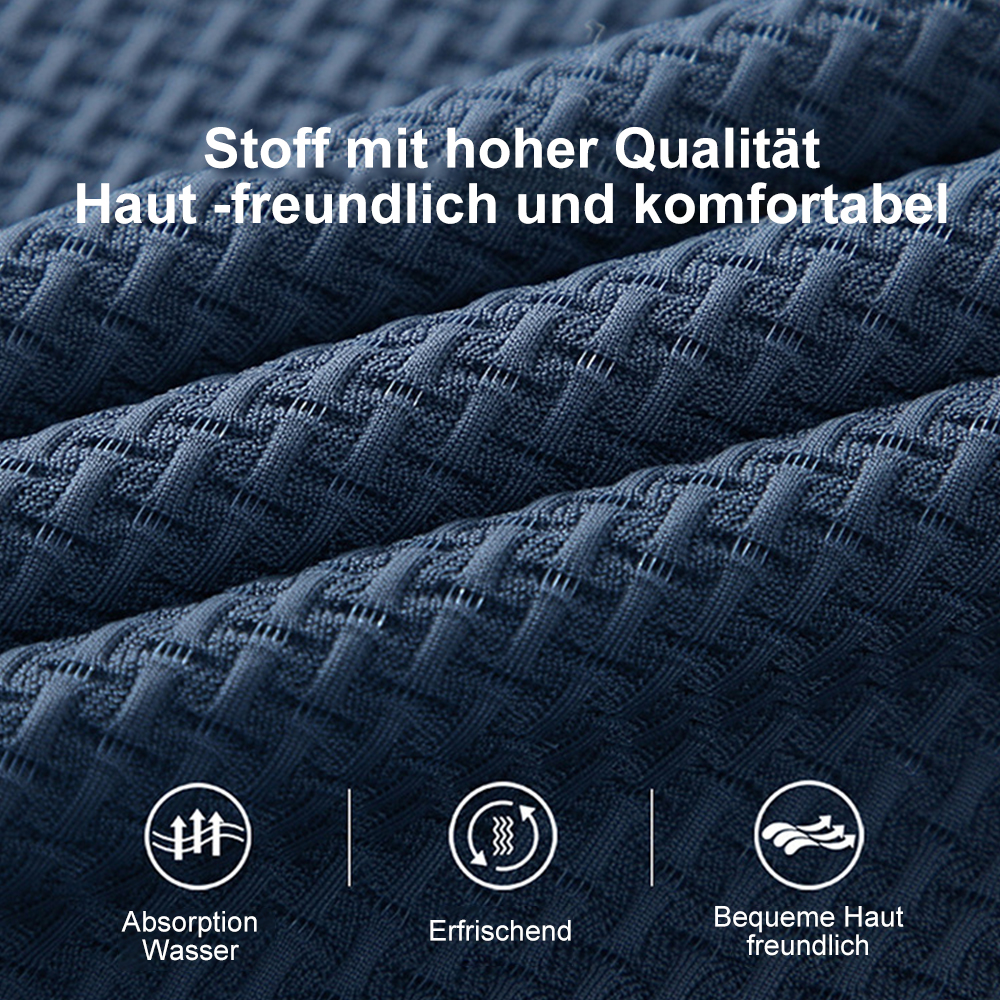 AHLSENTOP™ Lässiges Jacquard-Revers-Poloshirt für Herren