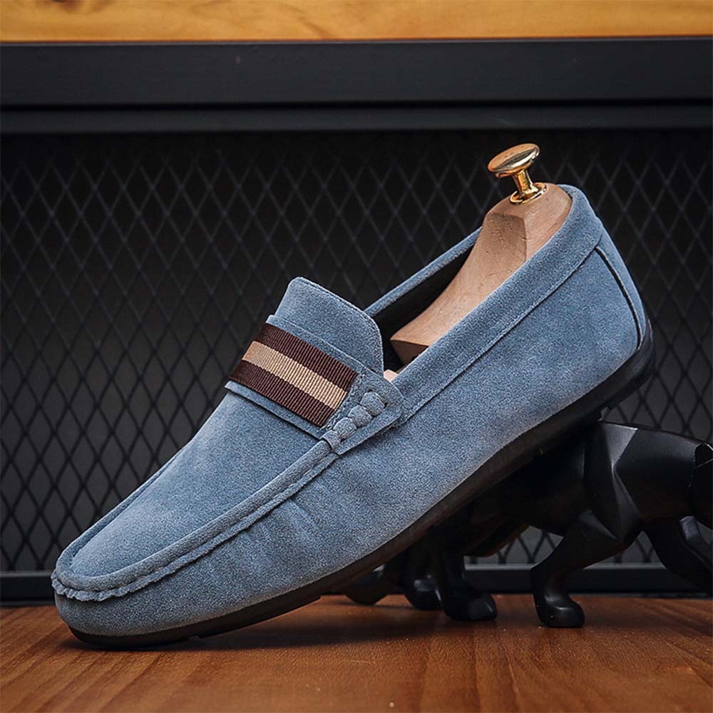 Ahlsentop Hochwertige Frühlings-Loafer aus Wildleder für Herren