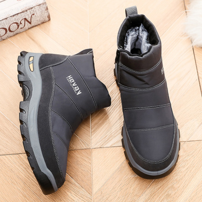 AHLSENTOP Warme und dicke rutschfeste Winterschuhe für Herren
