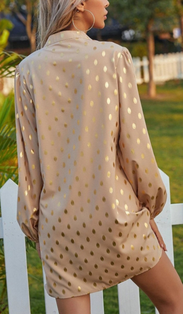 Polka Dot Bronzing Dress