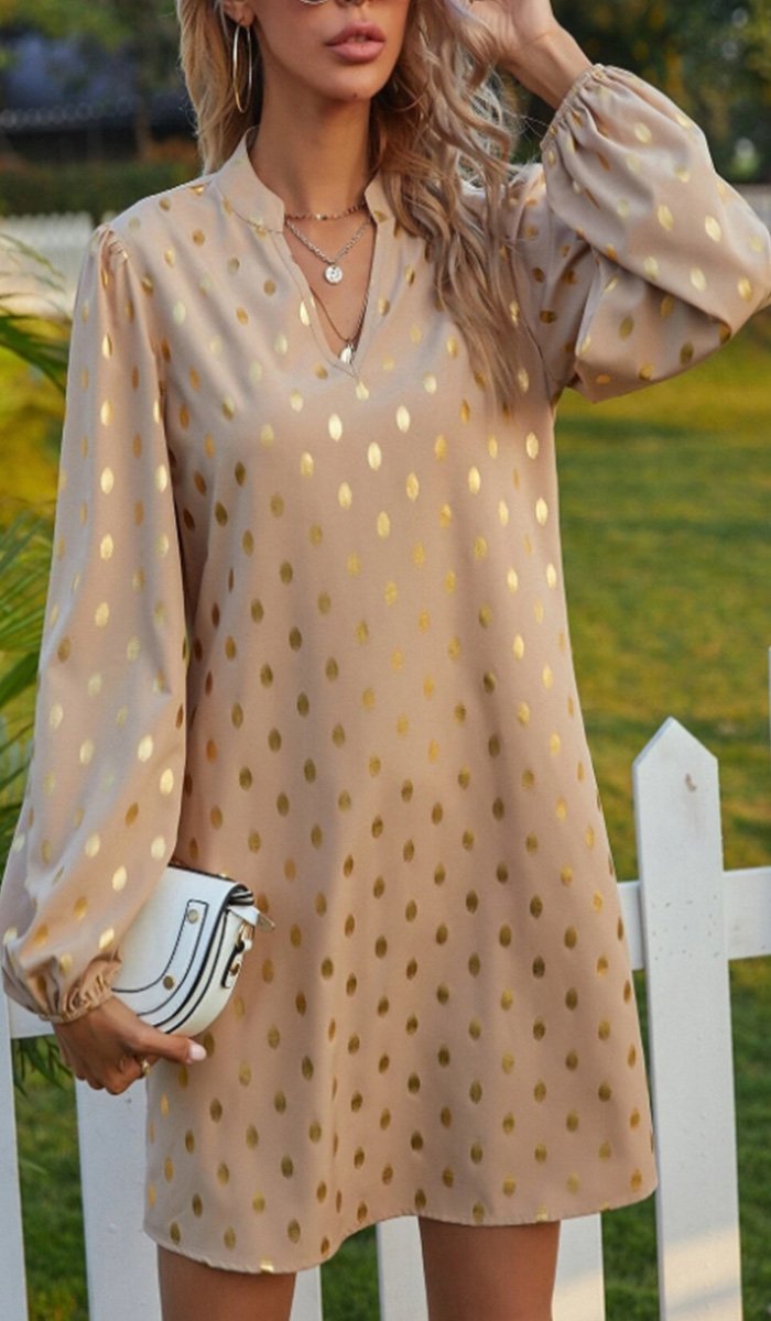 Polka Dot Bronzing Dress