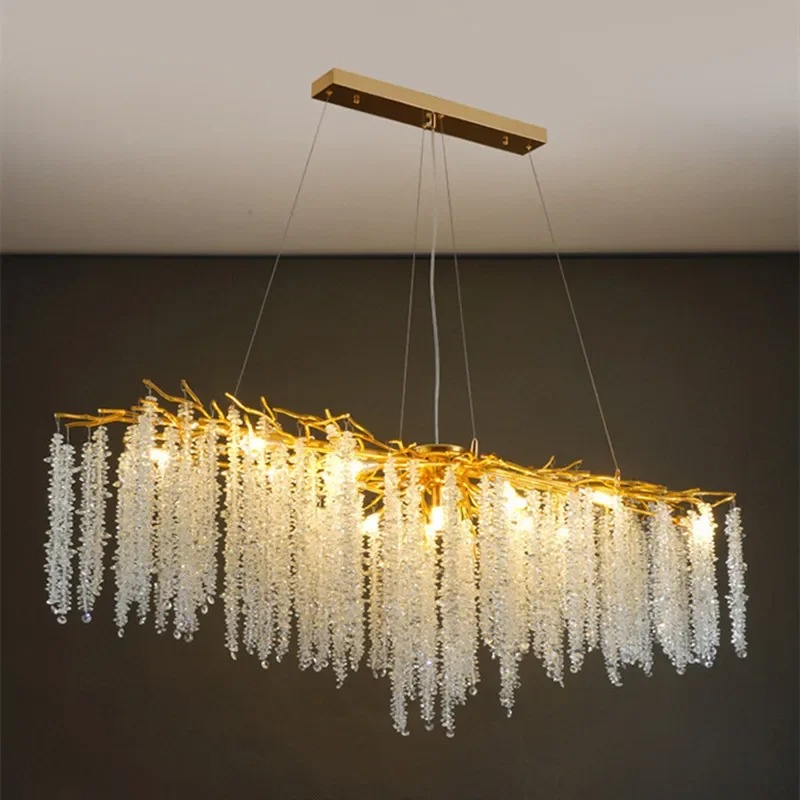 Modern Crystal Tree Branch Chandelier