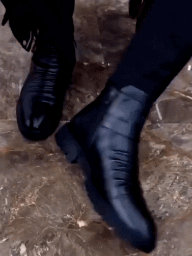 Herren-Martin-Stiefel im Vintage-Look