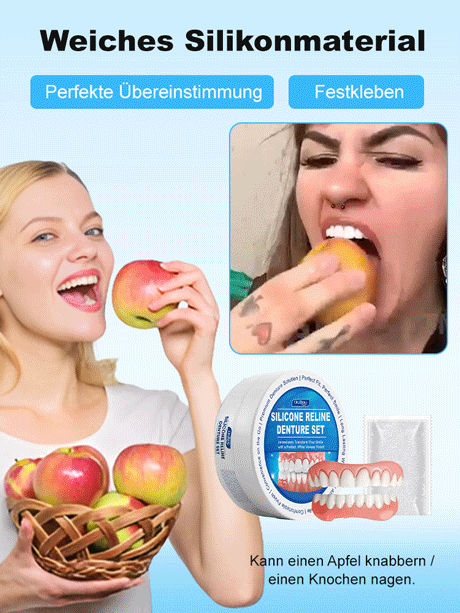 ORALHOE verbessert Ihr Lächeln und Ihr Zahnersatzset