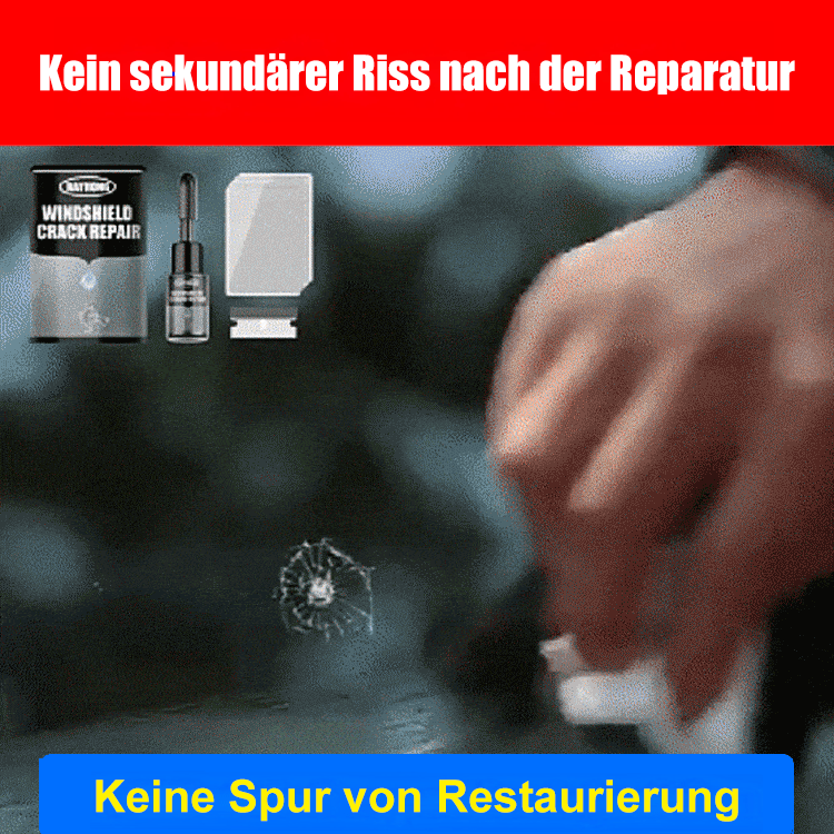 Reparaturflüssigkeit für gesprungenes Glas