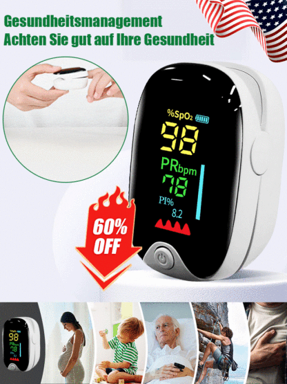 Fingerclip-Herzfrequenzmesser-Oximeter