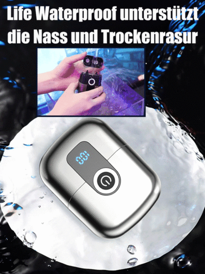 Zweiring-Magnetrasierer für Reisen