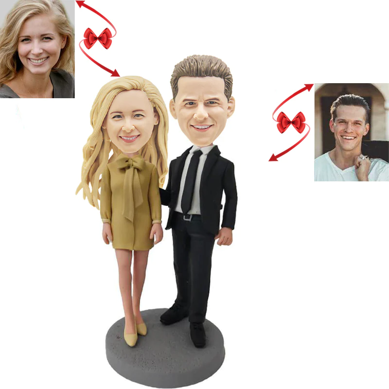 Custom Bobbleheads ,Bobble Heads Couple,Bobbleheads Action Figures, Anniversary Gifts for couple/parents,wedding cake topper,custom figurine