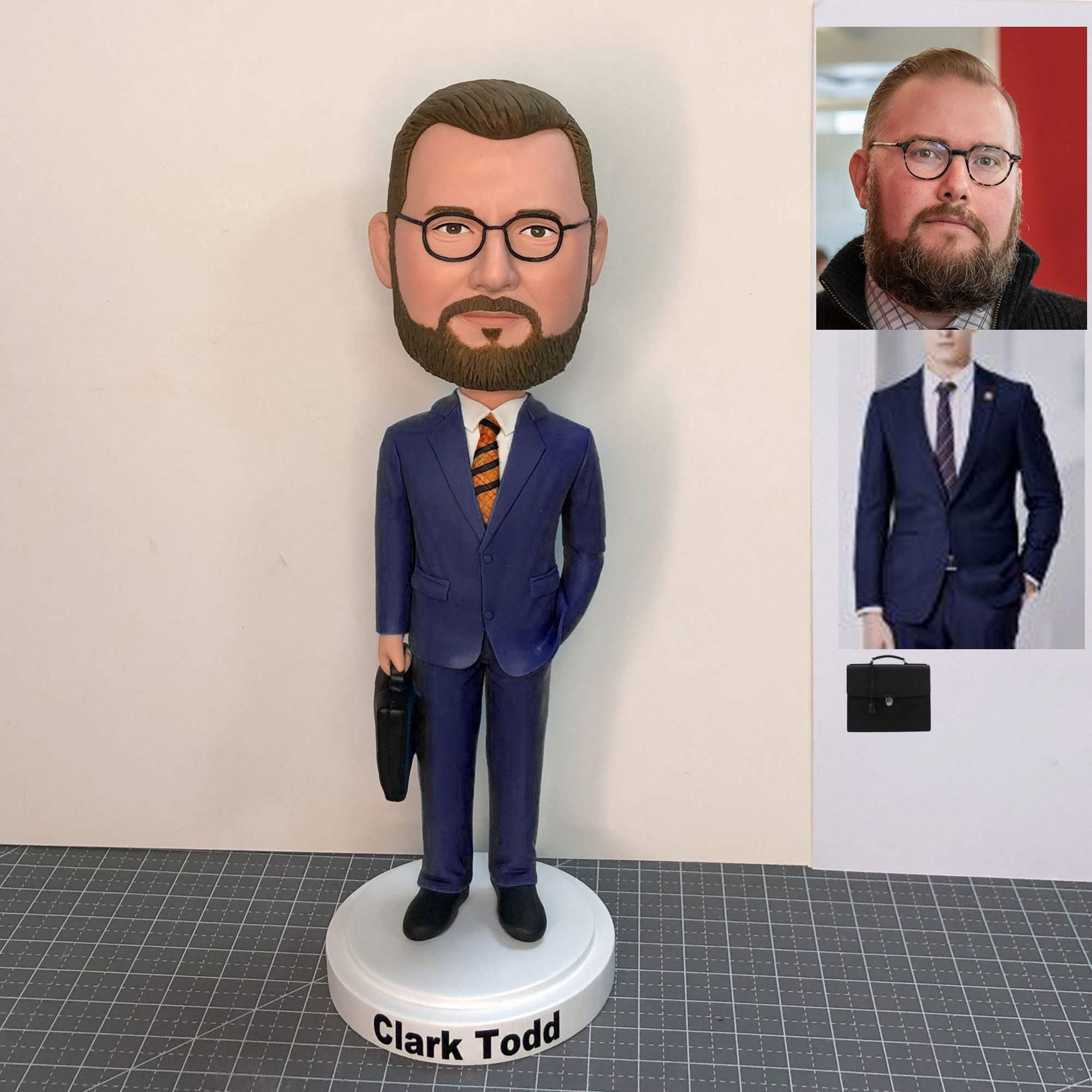 Fully Customizable Boss CEO Bobbleheads For Man, Custom Bobbleheads Business | thepodmall