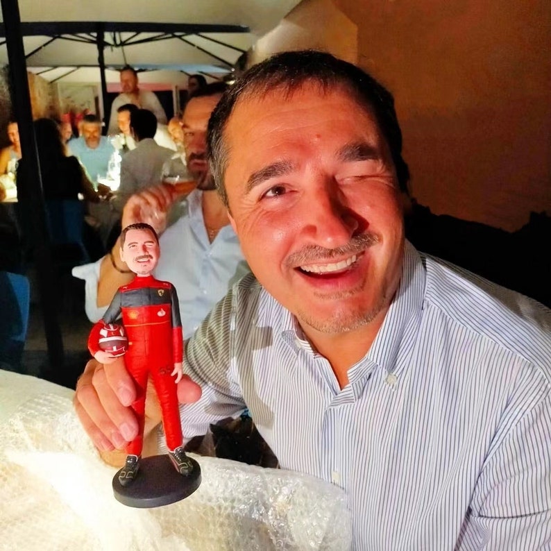 Fully Customizable Racing F1 Bobblehead For Father