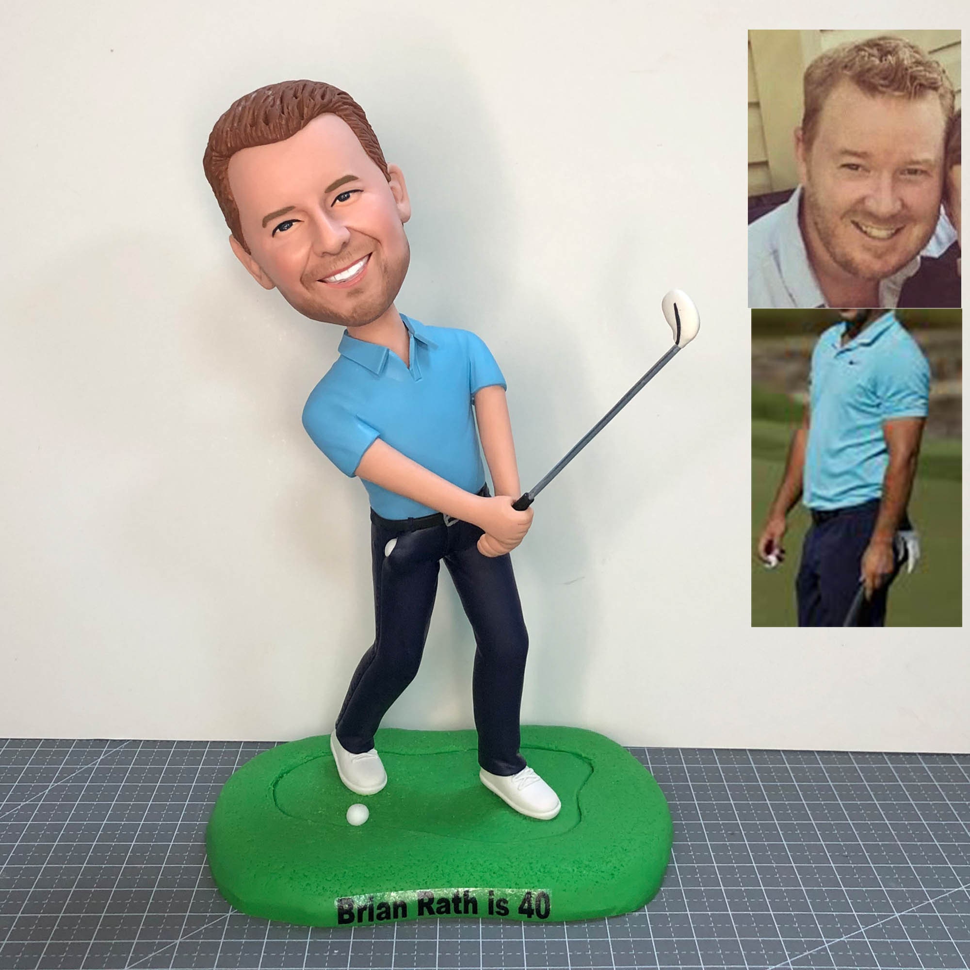 Fully Customizable Golf Bobbleheads For Man