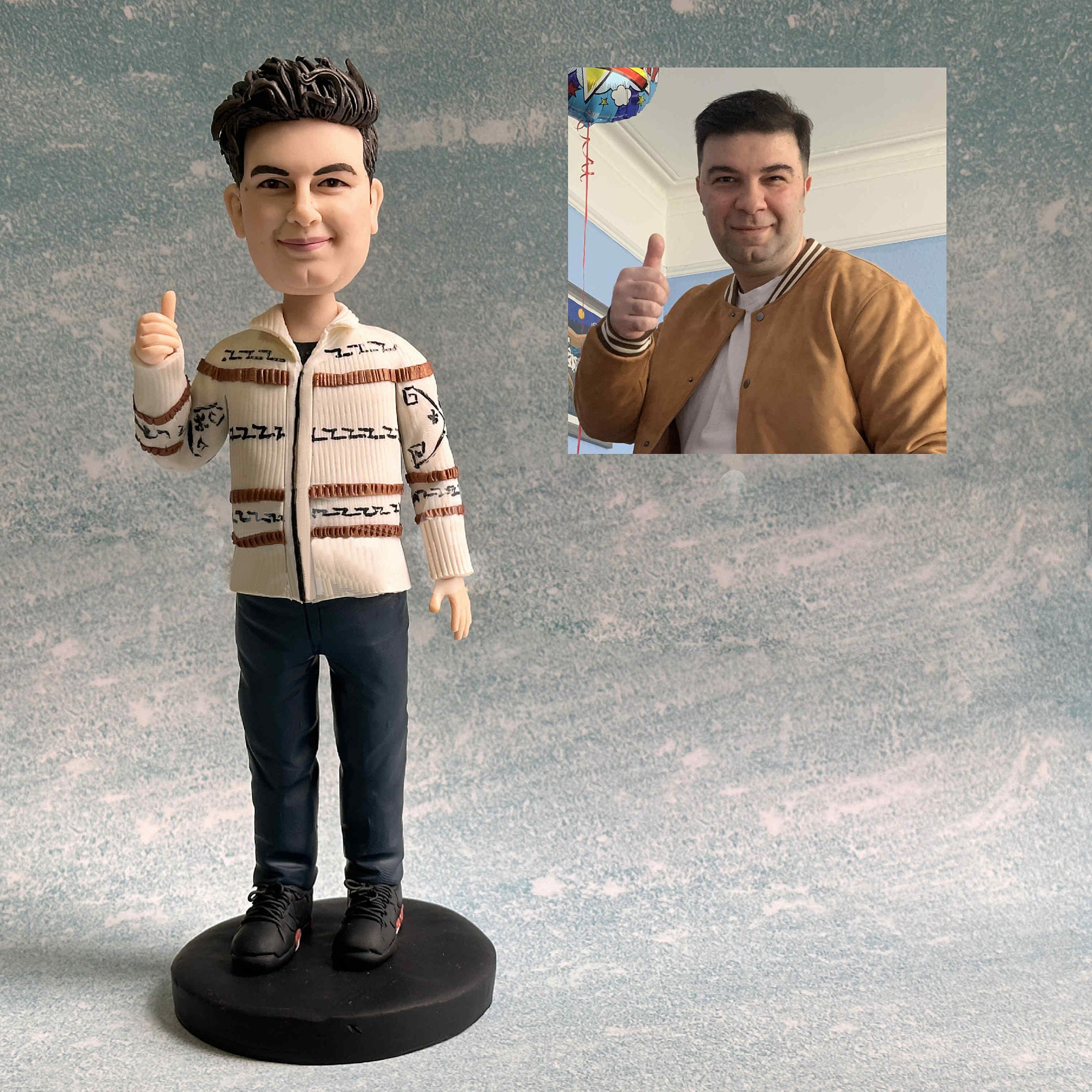 Fully Customizable Bobbleheads For Man, Custom Bobbleheads Dad | thepodmall
