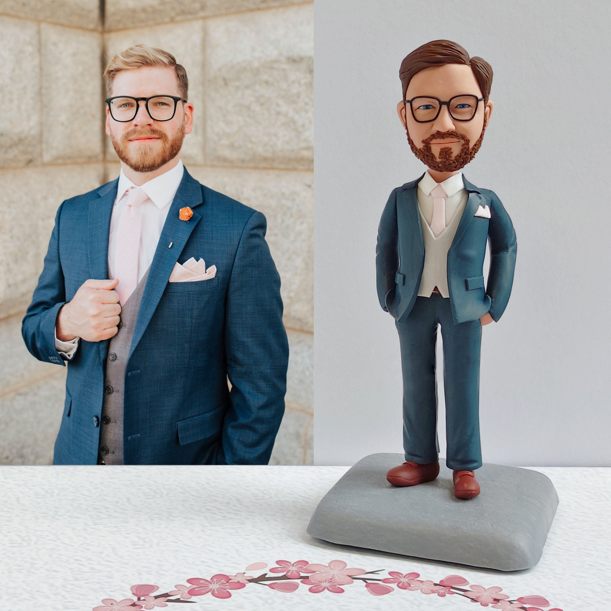 Man Bobbleheads For Groomsman